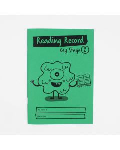A5 Reading Record Book 36 Page Key Stage 2 - Green - Pack of 30