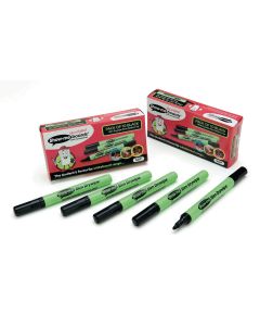 Show-me Medium Point Drywipe Pens Black - Pack of 10
