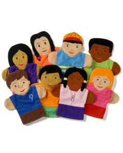 Children Of The World Puppets - Pack of 8