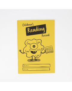 A5 Reading Record Book 40 Page Ruled - Yellow - Pack of 25
