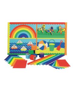 Educraft Rainbow Wall Display Bulk Pack