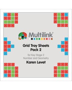 Multilink Grid Tray Sheets Pack 2 for Key Stage 2 - Number and Geometry
