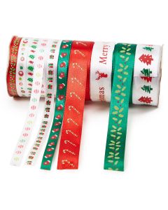Festive Ribbon - Pack of 10