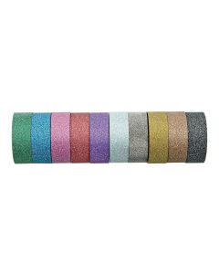 Glitter Washi Tape - Pack of 10