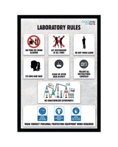Lab Rules Poster