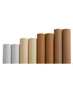 Classmates Poster Paper Rolls - 1020mm x 10m - Naturals Assorted - Pack of 8