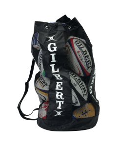 Gilbert Breathable 12 Ball Bag Excl Balls - Black