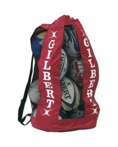 Gilbert Breathable 12 Ball Bag Excl Balls - Red
