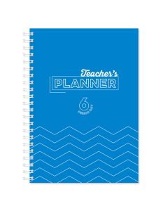 A4 Teacher Planner - Blue