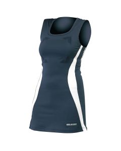 Gilbert Eclipse Netball Dress with Hook & Loop - Navy/White - Size 6
