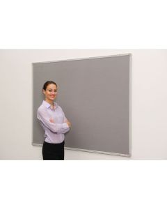 FlameShield Aluminium Framed Noticeboard 1200 x 1200mm - Blue