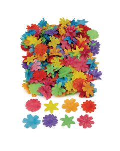 Colourful Fabric Flowers - Pack of 300