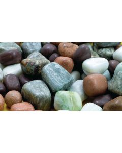 Assorted Coloured Pebbles - 1kg