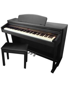 Digital Piano With Bench - Black