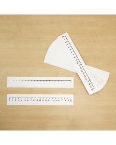 0-20 Blank Number Lines - Pack of 30