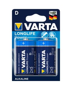 Varta Battery Alkaline Manganese Size D - Pack of 2