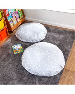 Star Printed Large Floor Cushion