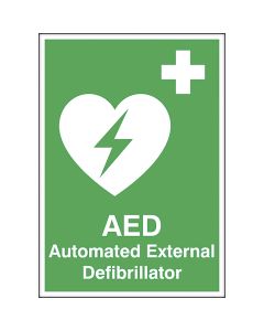 AED Sign - 210 X 148mm SA Vinyl