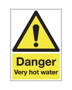 Danger - Very Hot Water Sign