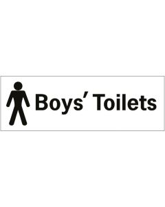 Boys Toilet Sign