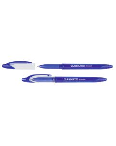 Classmates Erasable Rollerball Pen - Blue - Pack of 12