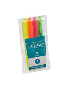 Classmates Highlighter Assorted - Pack of 4