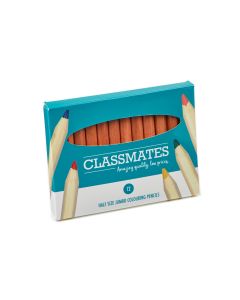 Classmates Half Size Colouring Pencils - Pack of 12