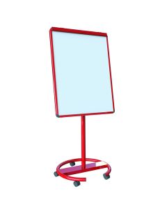 Mobile Easel with Round Base - Red