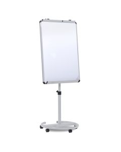 Mobile Easel with Round Base - White