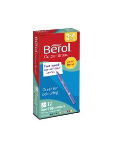 Berol Colourbroad Pens - Pack of 12