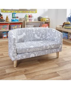 Woodland Print Tub Sofa