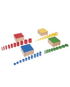 Nienhuis Montessori - Set of Knobless Cylinders