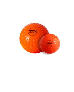 Mercian Large Hickey Balls - Dimpled - Orange - Pack of 4
