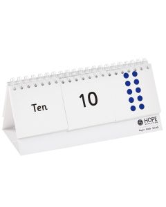 Number Flip Chart 1-20 - Pupil - Pack of 5