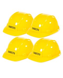 Construction Worker Hats - Pack of 4