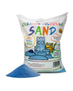 Coloured Sand - 15kg Bag - Blue