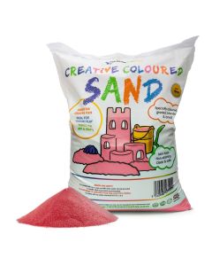 Coloured Sand - 15kg Bag - Red