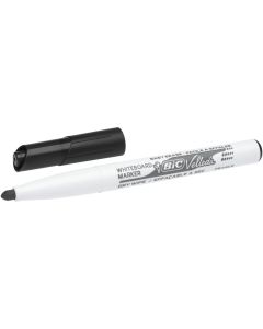 BIC Velleda 1741 Dry Wipe Markers Black - Pack of 100