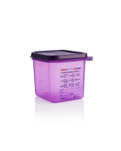 Allergen 1/6 Gastronorm Container With Lid 2.6L