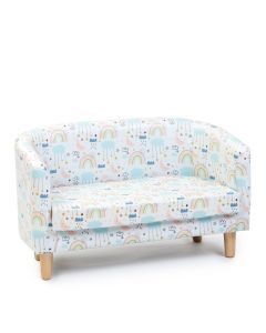 Tub Pastel Sofa In Rainbow Print