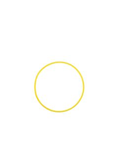 Hula Hoop - 610mm - Yellow