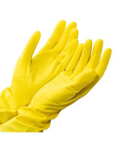 Household Rubber Gloves - Medium - Yellow