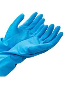 Household Rubber Gloves - Small - Blue