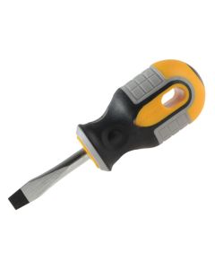 Roughneck Screwdrivers - Slotted Flared Tip - Chubby - 40 x 6mm