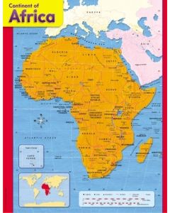 Learning Charts Combo Packs - Continents - Pack of 7