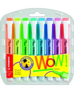 Stabilo Swing Highlighters - Assorted - Pack of 8