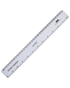 Shatterproof Plastic 30cm Ruler