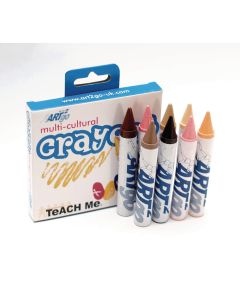 Art2Go Multicultural Crayons - Pack of 8