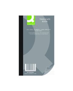 Triplicate Book 8.25 x 5in Feint