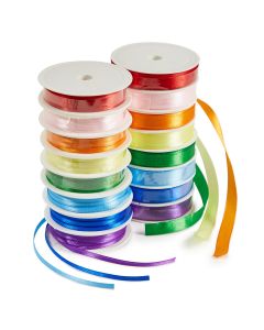 Satin Ribbon Spools - Pack of 16
